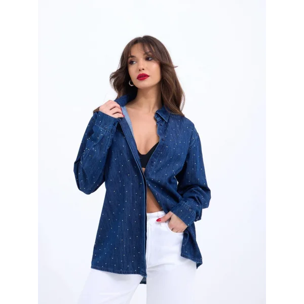 7093 KOT GÖMLEK-MAVİ