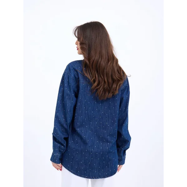 7093 KOT GÖMLEK-MAVİ