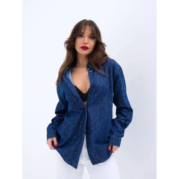 7093 KOT GÖMLEK-MAVİ