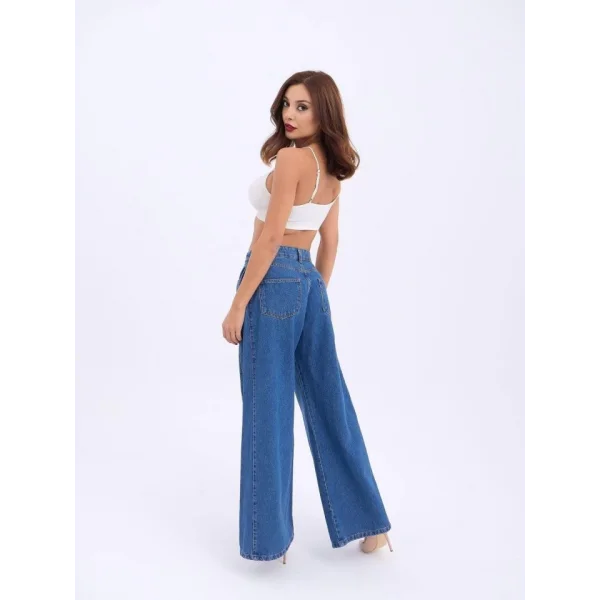 7233 KOT PANTOLON-MAVİ