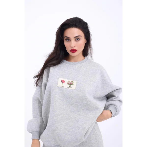 7236 EŞOFMAN TAKIM-GRİ