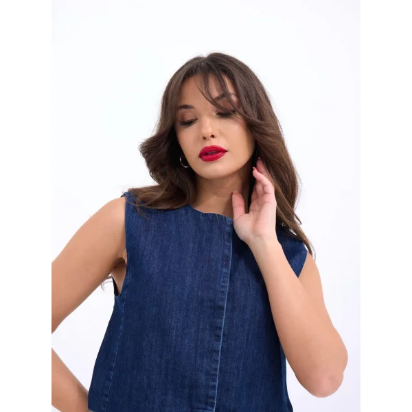 7335 KOT YELEK-MAVİ