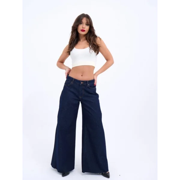 7350 KOT PANTOLON-MAVİ