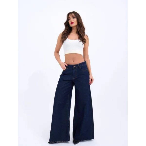 7350 KOT PANTOLON-MAVİ