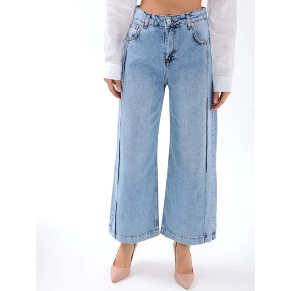 7356 KOT PANTOLON-MAVİ