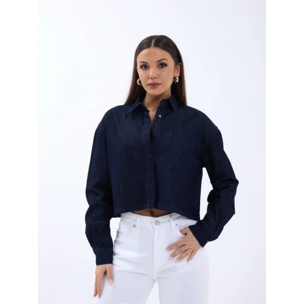 7362 KOT GÖMLEK-LACİVERT