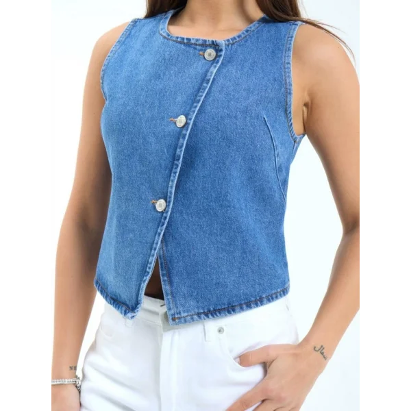 7401 KOT YELEK-MAVİ