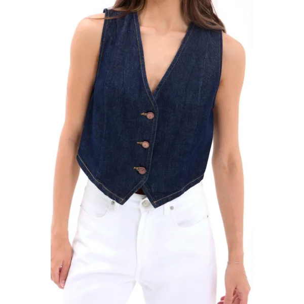 7414 KOT YELEK-MAVİ