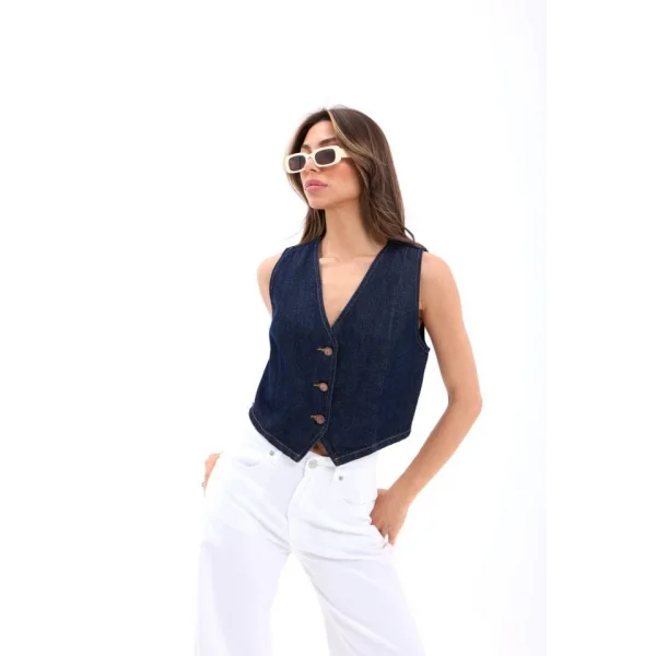 7414 KOT YELEK-MAVİ