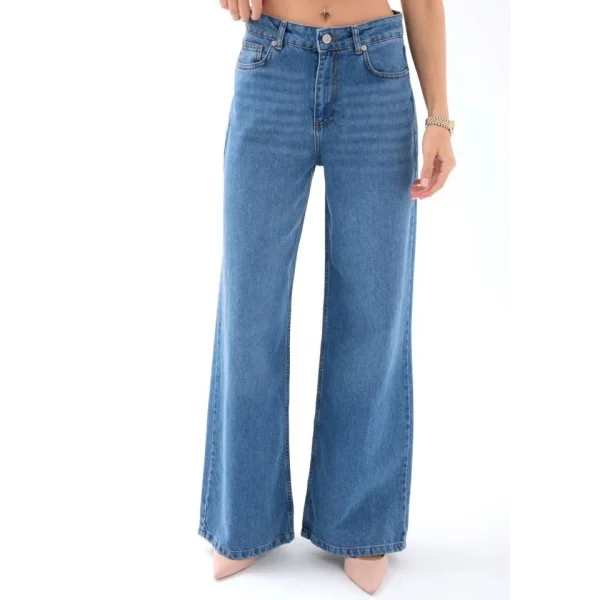 7418 KOT PANTOLON-MAVİ