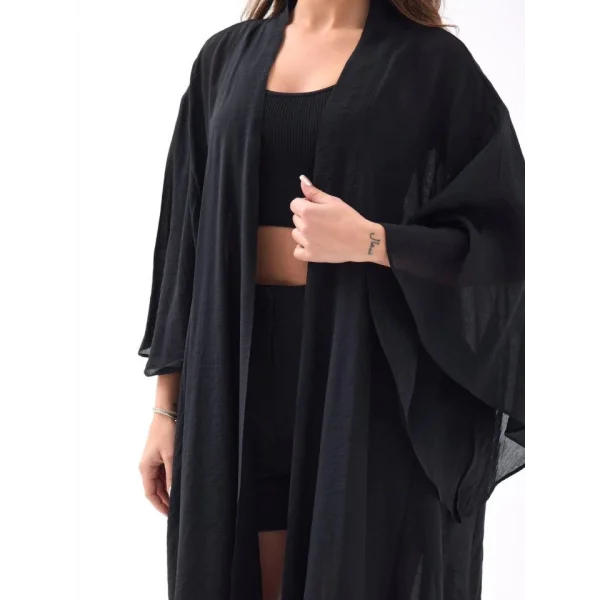 7426 KİMONO-SİYAH
