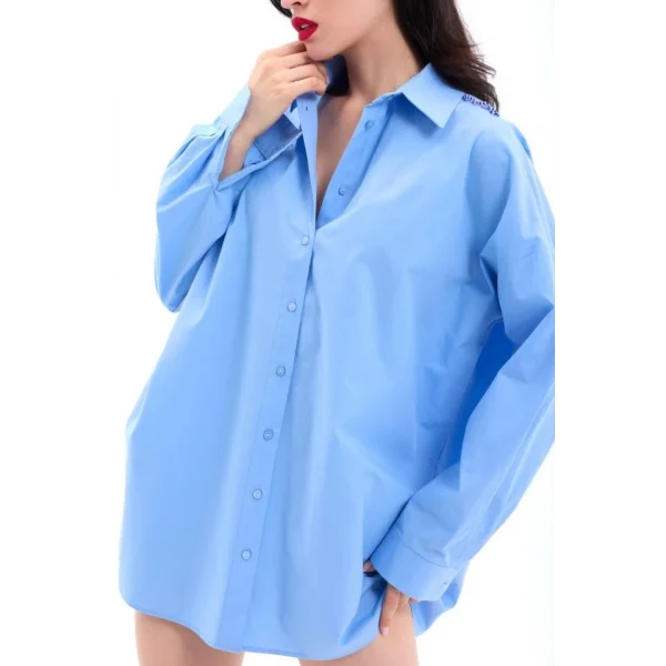 7434 GÖMLEK-KOYU MAVİ