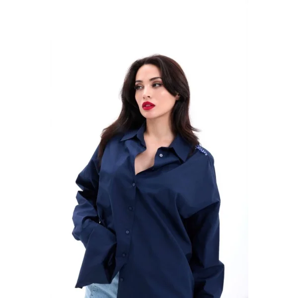 7434 GÖMLEK-LACİVERT