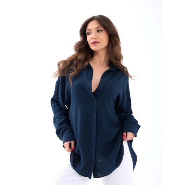 7447 GÖMLEK-LACİVERT