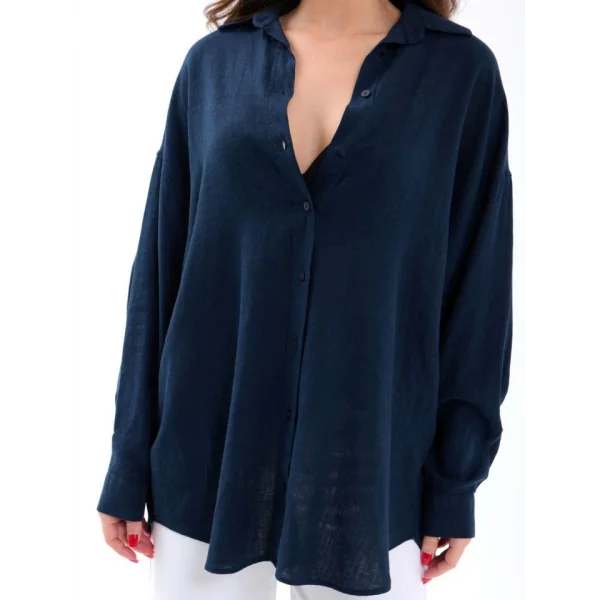 7447 GÖMLEK-LACİVERT