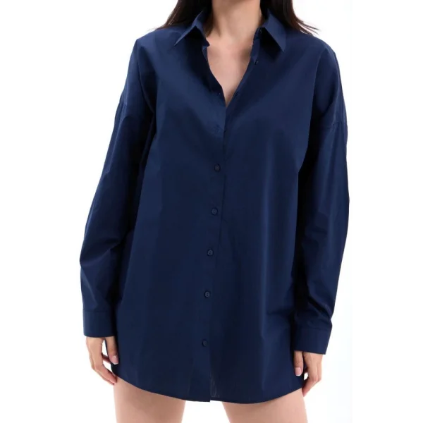 7448 GÖMLEK-LACİVERT