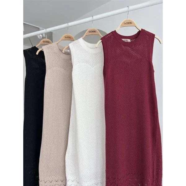 Afro Ajurlu Maksi Elbise 2796