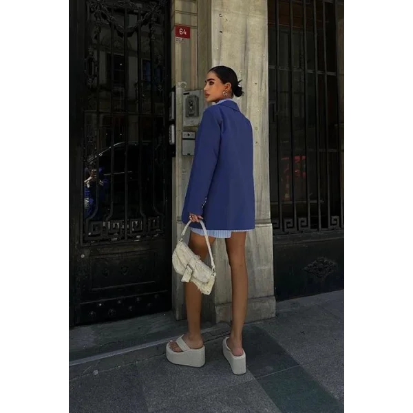 Agnes Blazer Keten Ceket  6105