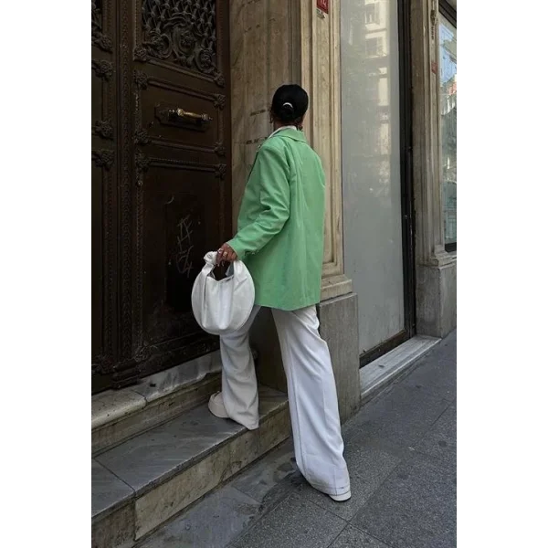 Agnes Blazer Keten Ceket  6105