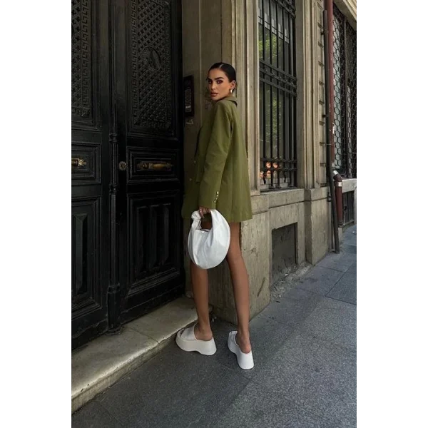 Agnes Blazer Keten Ceket  6105