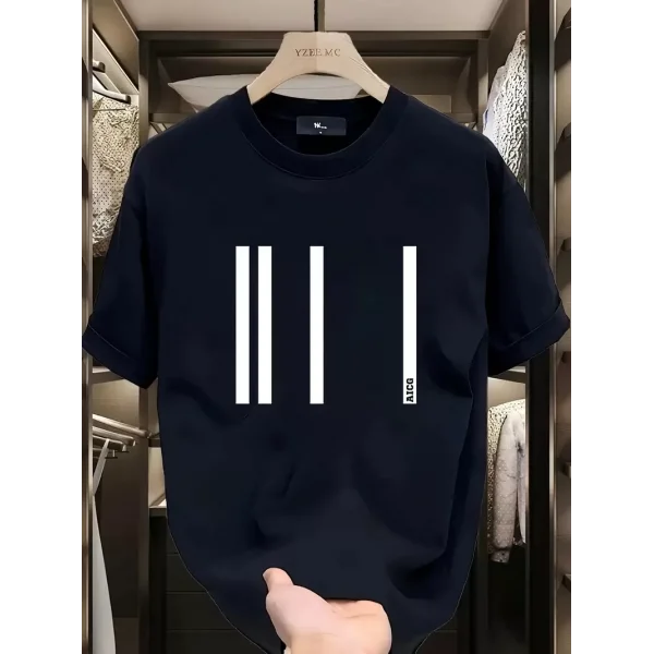 AICG Ön Arka Baskılı Bisiklet Yaka Kadın Oversize Bisiklet Yaka T-shirt - Siyah