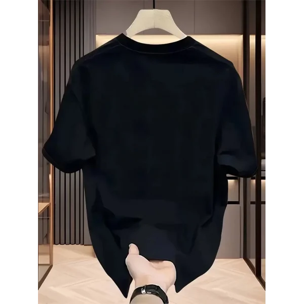 AICG Ön Arka Baskılı Bisiklet Yaka Kadın Oversize Bisiklet Yaka T-shirt - Siyah