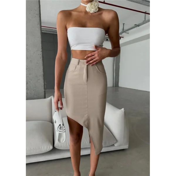 AİETRİK KEİ ETEK VİKON  Bej