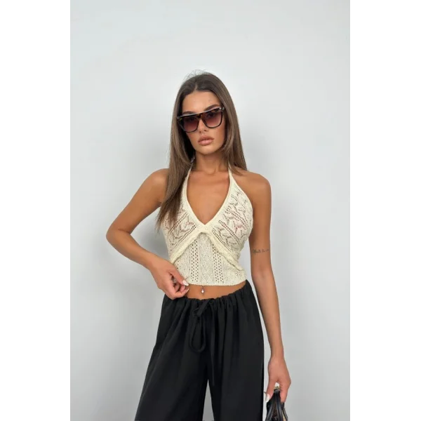 Ajurlu Crop Büstiyer