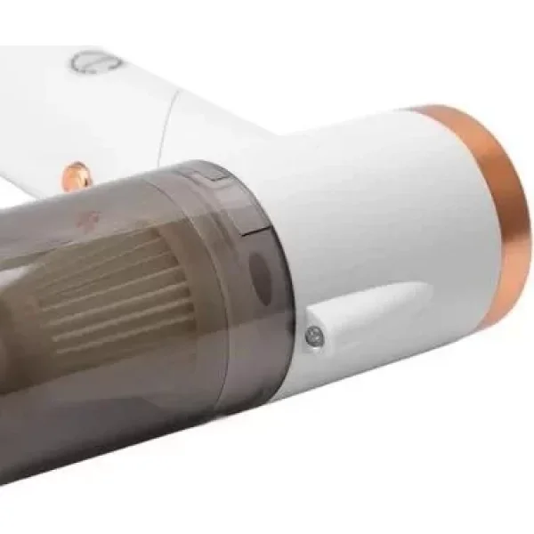 Akülü Araç Süpürgesi Güçlü ve Portatif Temizlik - Beyaz