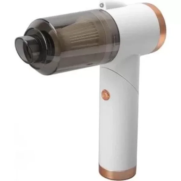 Akülü Araç Süpürgesi Güçlü ve Portatif Temizlik - Beyaz