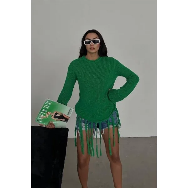 Alise Fitilli Püskül Detay Kazak 1199-09