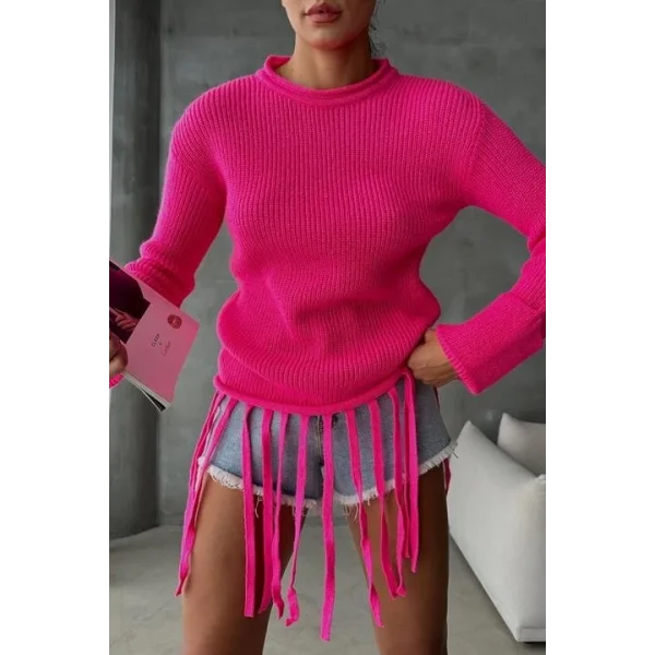 Alise Fitilli Püskül Detay Kazak 1199-09