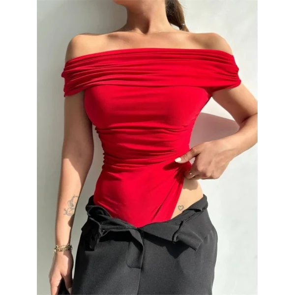 ANDY ADONNA YAKA BODYUİT  Kırmızı