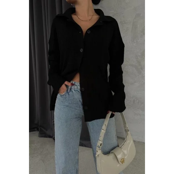 Anya Oversize Gabardin Ceket 6063-8