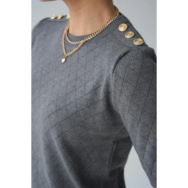 Apoletli Kazak - Orta Gri