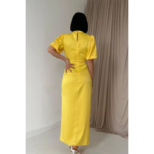 arı Büzgülü aten Elbise