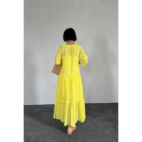 arı Dantelli New Elbise