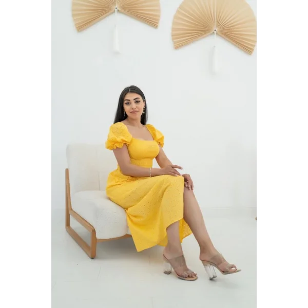 arı Tokalı Fisto Elbise