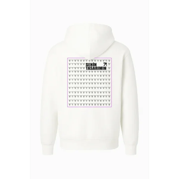 Arka 3 İplik Penye Içi Pamuk - Beyaz