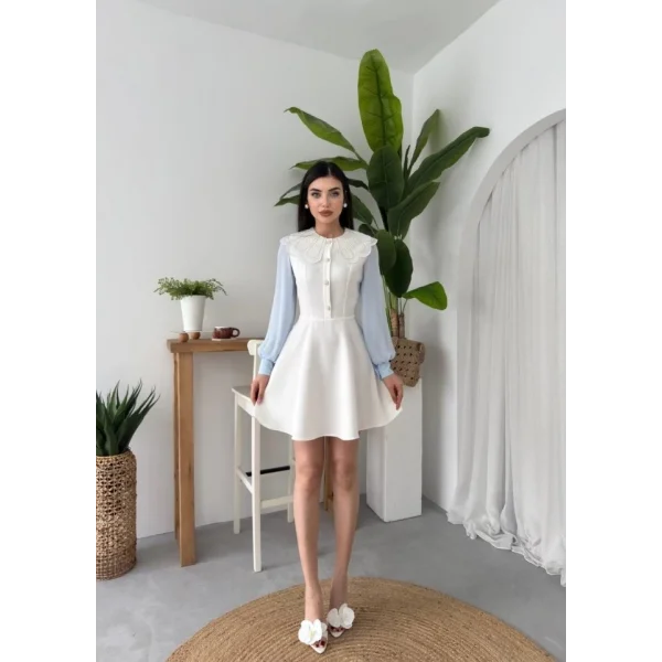 Asıo Bebe Yaka Elbise