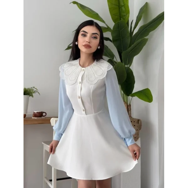 Asıo Bebe Yaka Elbise