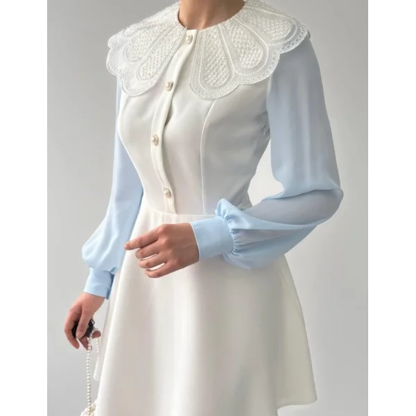 Asıo Bebe Yaka Elbise