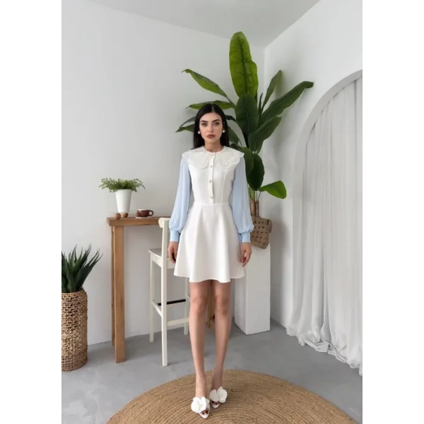 Asıo Bebe Yaka Elbise