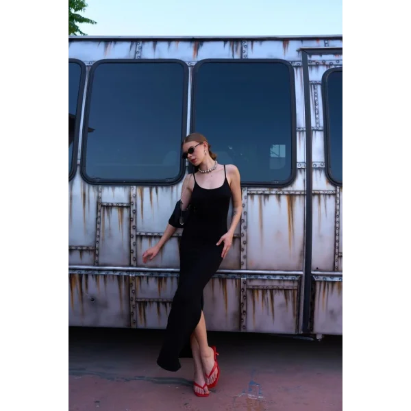 Askılı Elbise  iyah