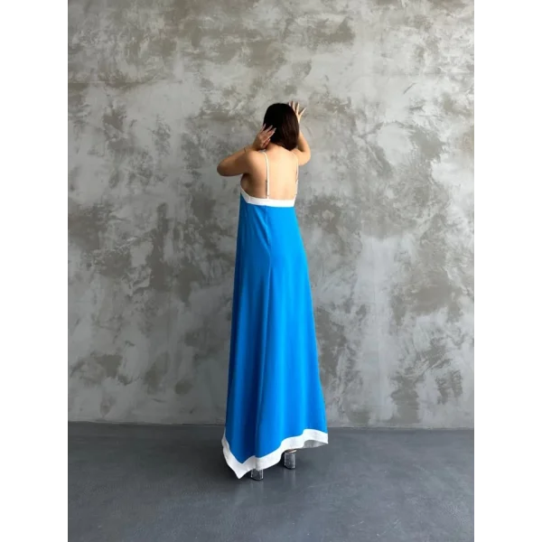 Askılı Maxi Boy Elbise