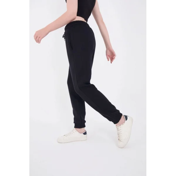 astikli Baskılı Eşofman Pantolon  acivert