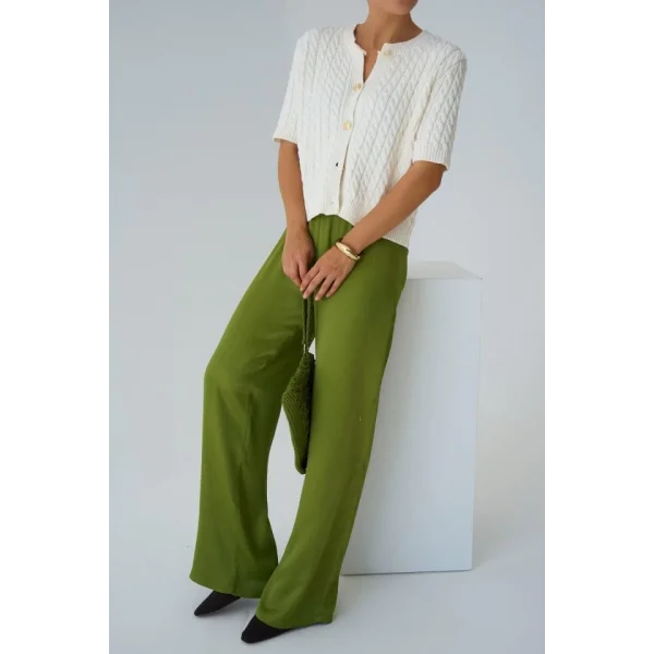 astikli Pantolon  Yeşil