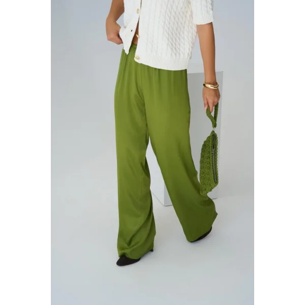 astikli Pantolon  Yeşil