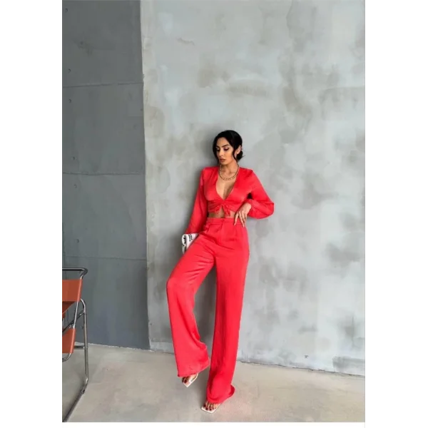 ATEN BÜZGÜ DETAYI CROP BUZPANTOON TAKI  ercan