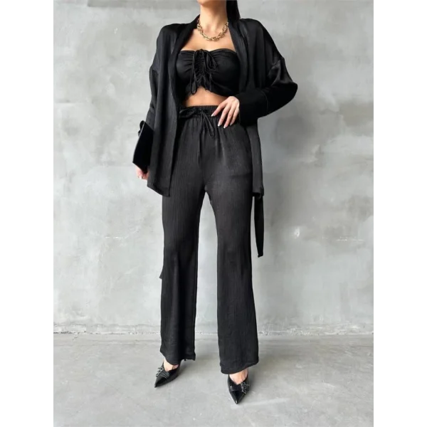 ATEN KİONO  CROP BUZ  PANTOON TAKI  iyah